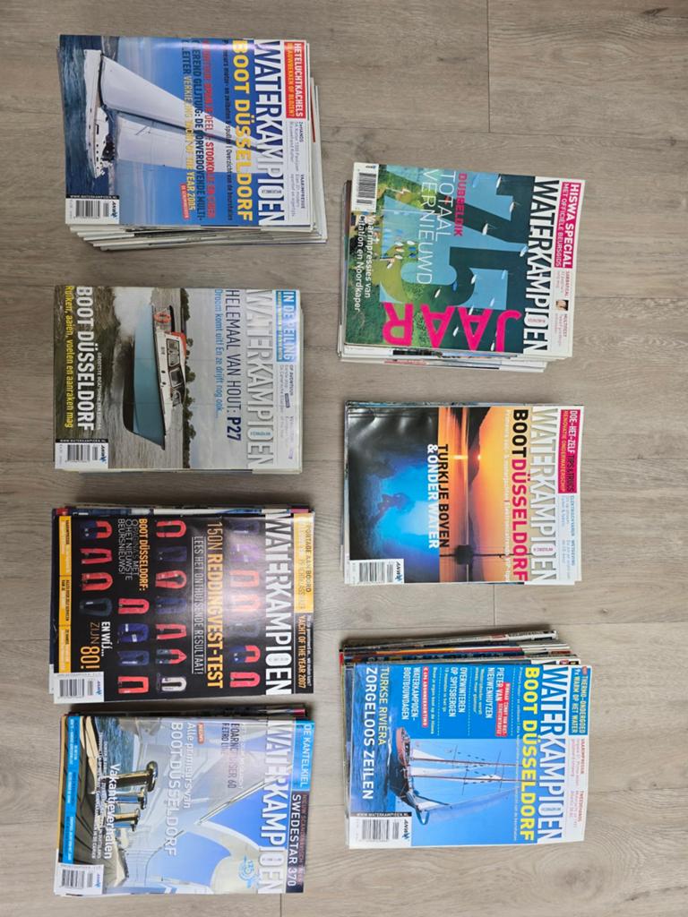 Waterkampioen Tijdschriften Collectie, Ophalen of Verzenden, Gelezen, Overige typen