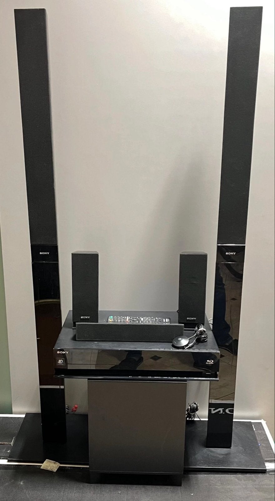 Sony Home Cinema Set met Blu-ray speler en 5.1 systeem, Gebruikt, Blu-ray-speler, 70 watt of meer, Ophalen of Verzenden