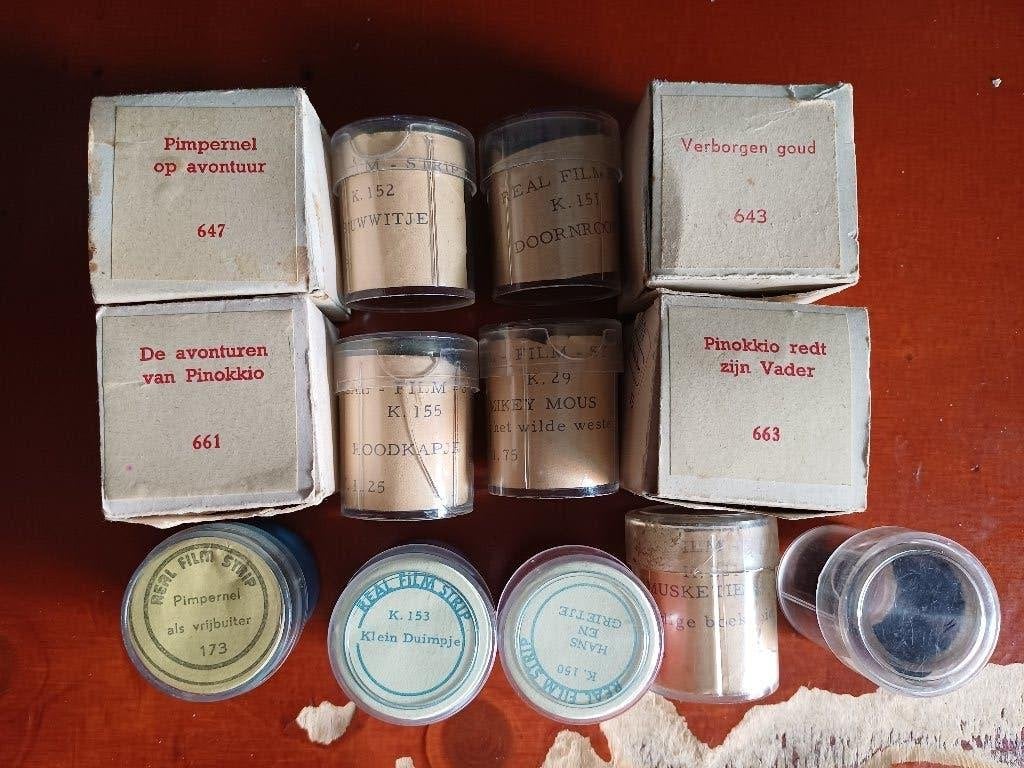 Vintage Real teken Film strips 35mm, Ophalen of Verzenden, 35mm film