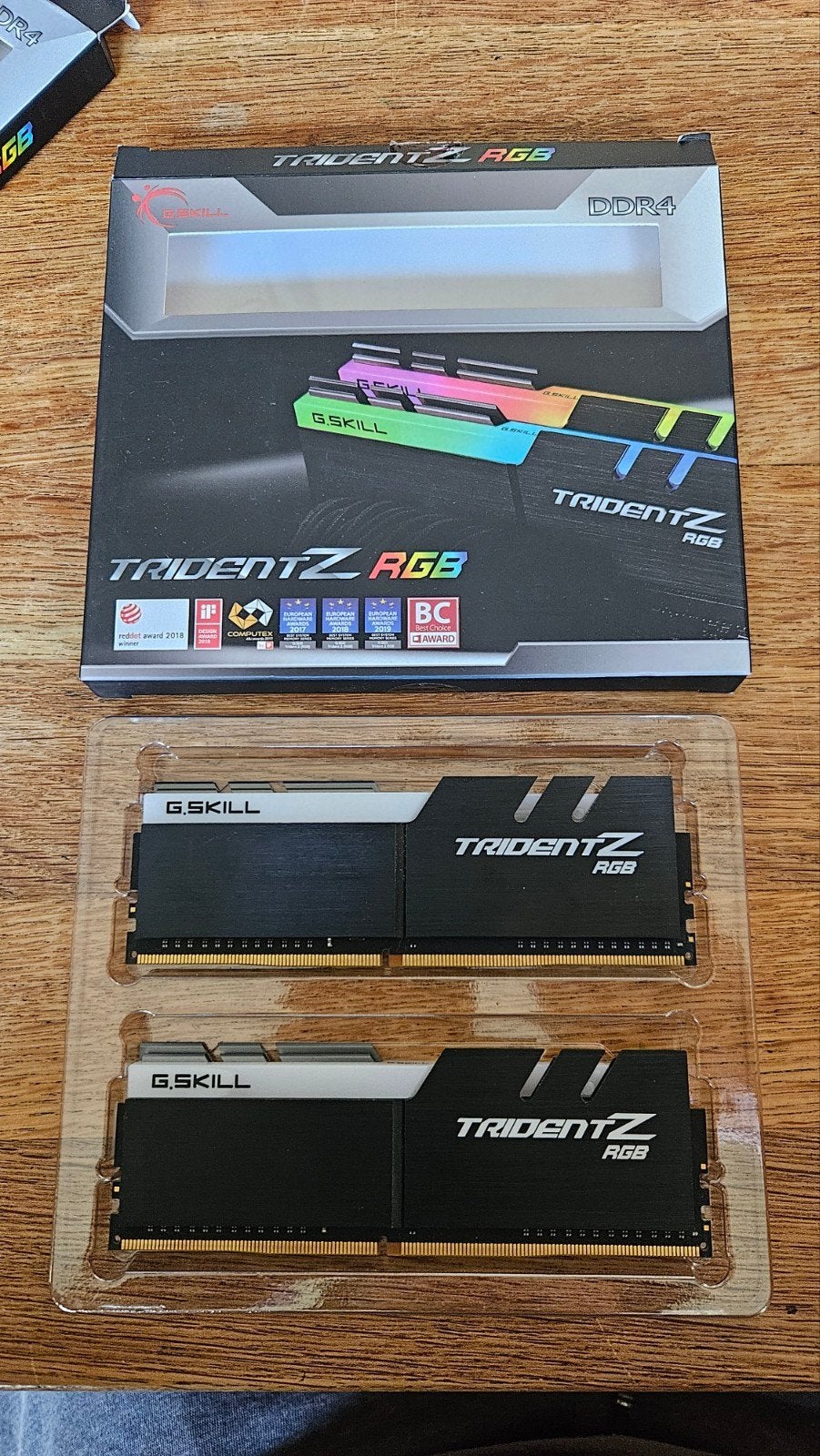 GSkill TridentZ RGB 16GB 3600Mhz, Computers en Software, DDR4, Ophalen of Verzenden, Zo goed als nieuw, Desktop