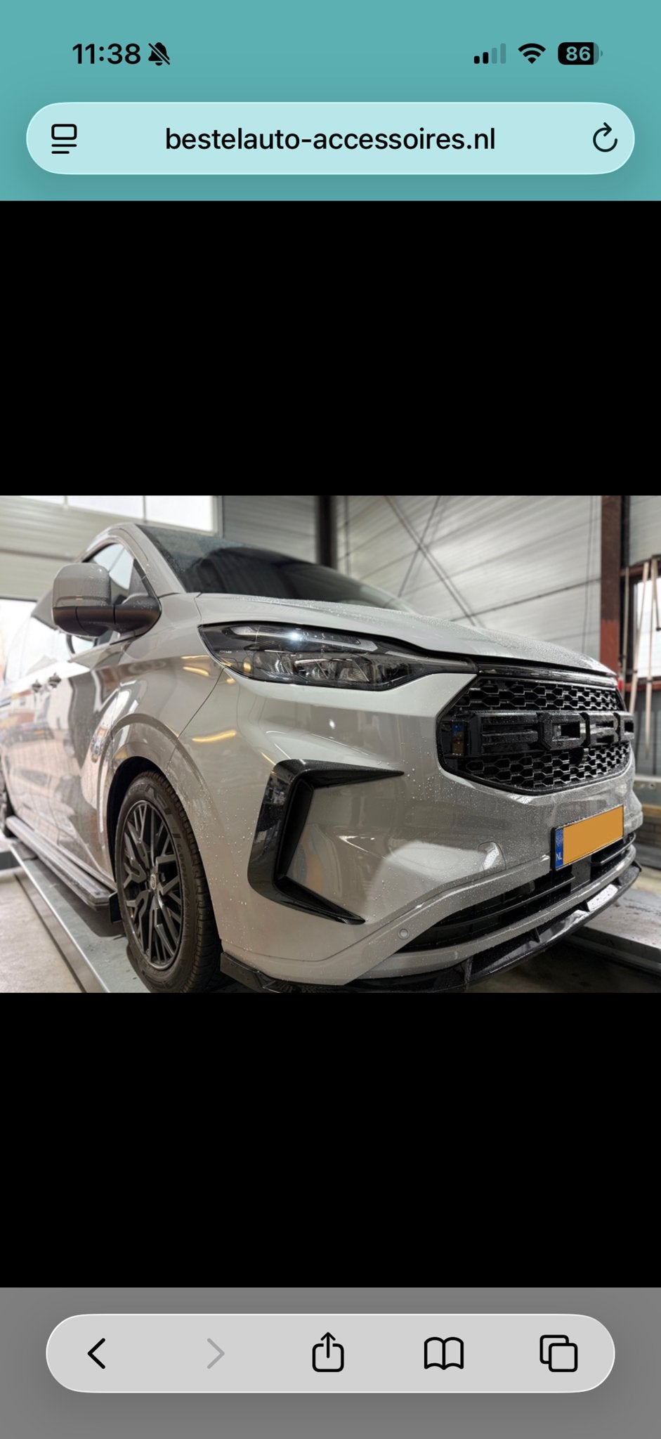 Luchthappers Canards V2 voor Ford Transit Custom 2024+, Ophalen of Verzenden, Nieuw