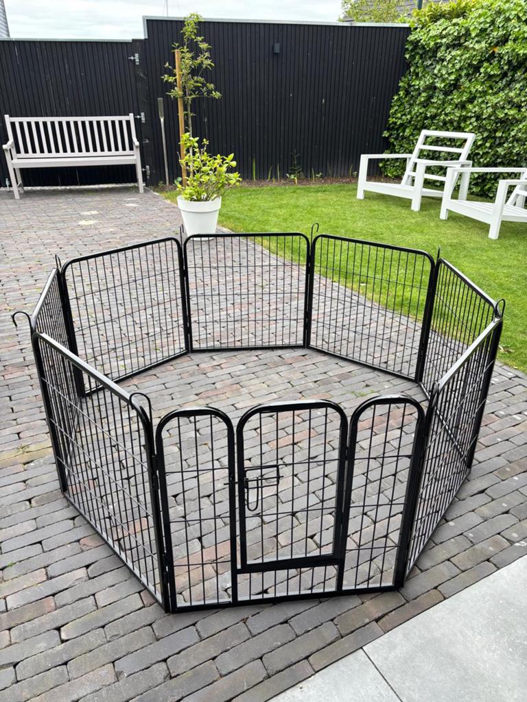 Puppyren hondenren, Dieren en Toebehoren, Hondenbenches, Ophalen, Zo goed als nieuw