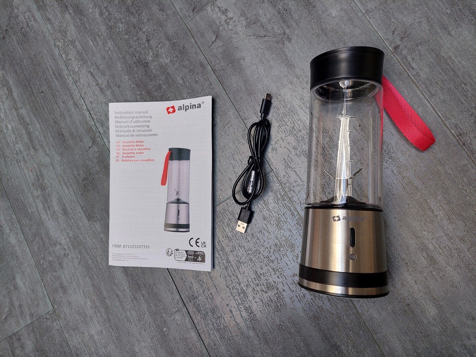 Smoothie Maker Alpina, Witgoed en Apparatuur, Ophalen of Verzenden, Nieuw, Blender to go