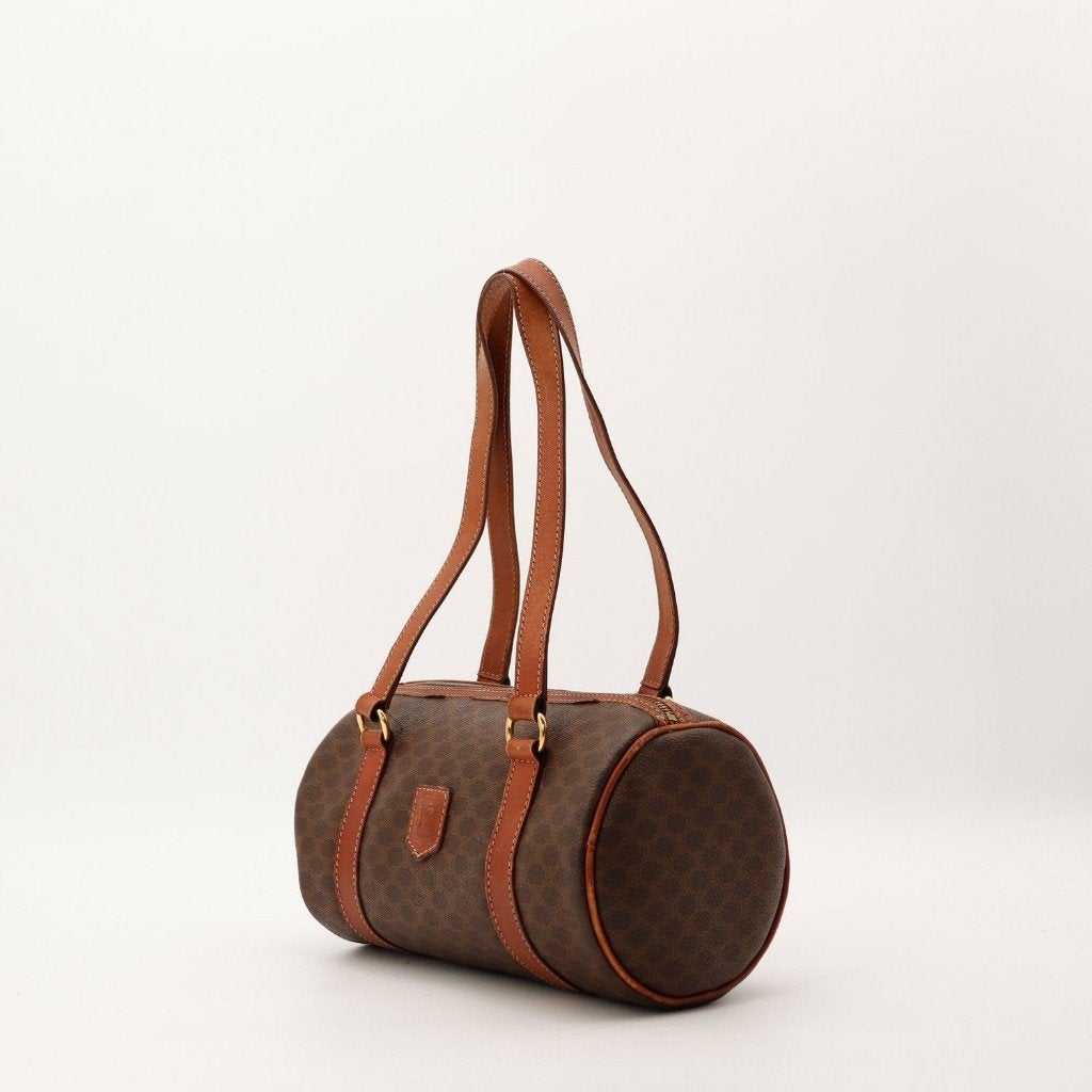 Céline Papillon Macadam handtas, Verzenden, Gebruikt, Bruin, Handtas