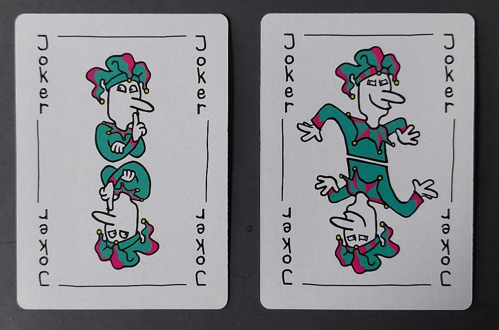 speelkaarten jokers #28, Verzamelen, Verzenden, Zo goed als nieuw, Joker(s)