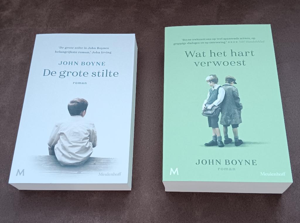John Boyne - De grote Stilte + Wat het hart verwoest, Boeken, Ophalen of Verzenden, Nieuw