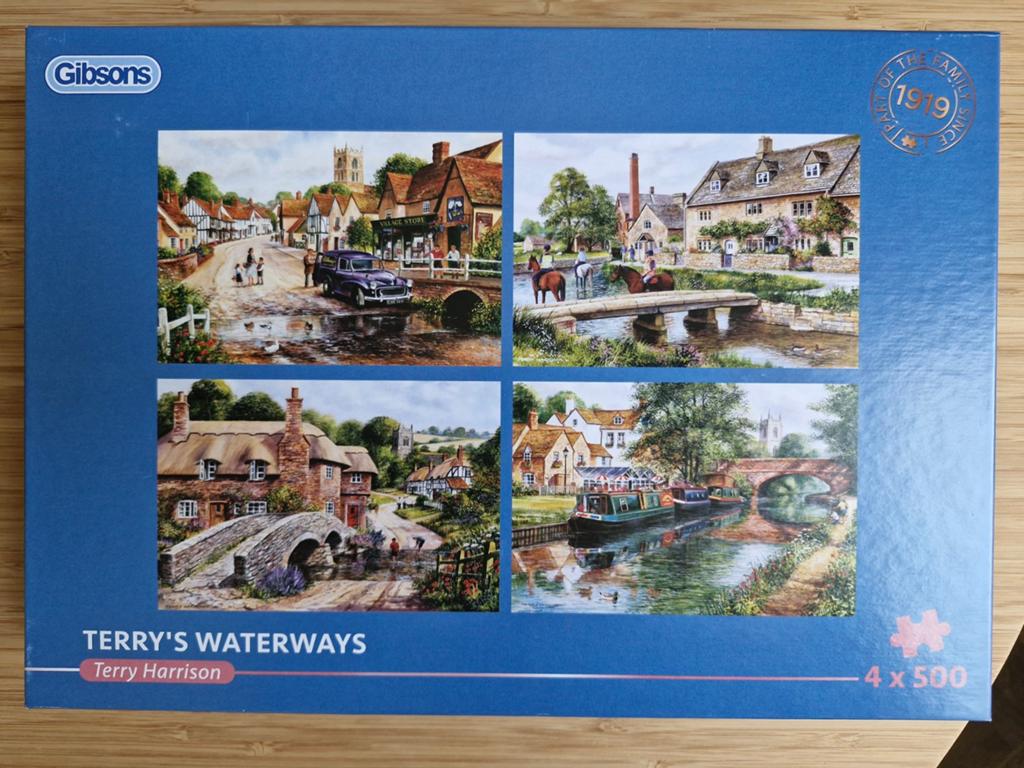 Gibsons puzzels 500 stukjes, Ophalen of Verzenden, 500 t/m 1500 stukjes, Zo goed als nieuw