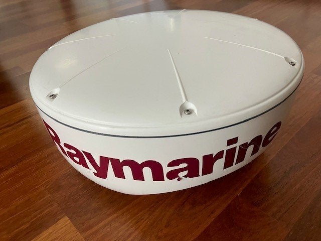 Raymarine radar met 15 meter kabel, Watersport en Boten, Ophalen of Verzenden, Gebruikt, Radar