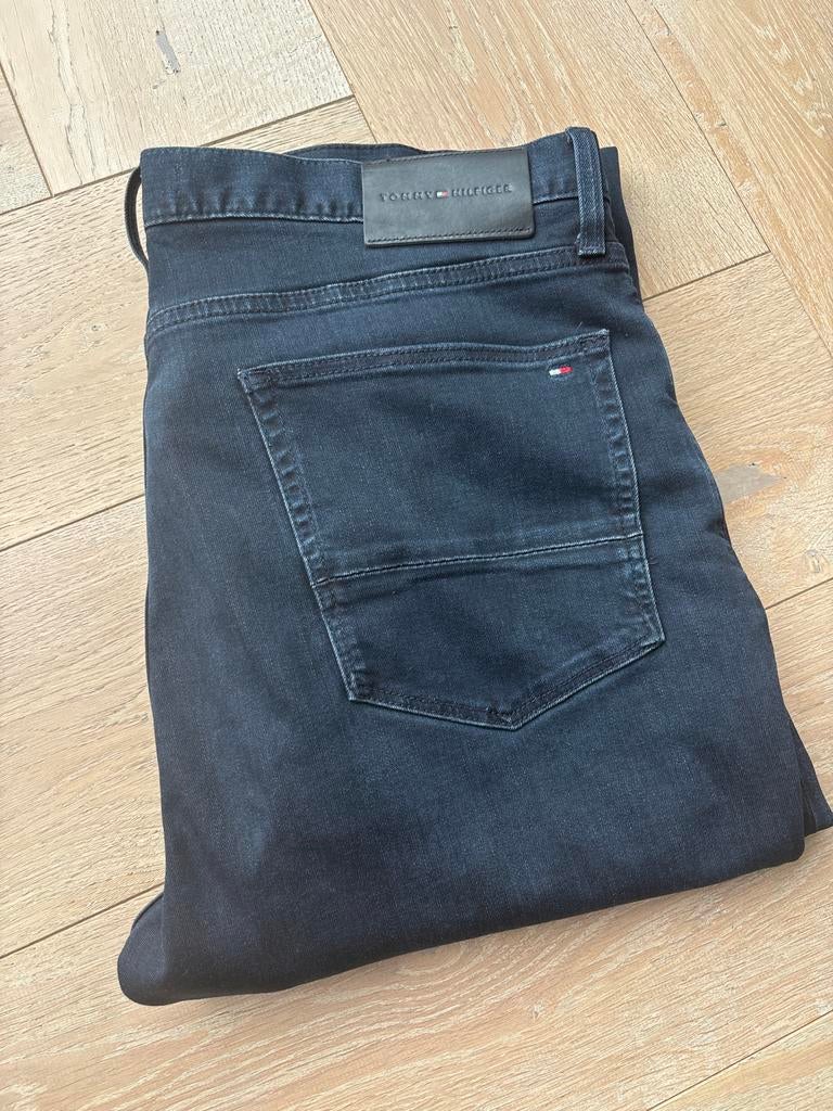 Tommy Hilfiger jeans Bleecker 36 32 slimfit stretch, Ophalen of Verzenden, Gedragen, Grijs, W36 - W38 (confectie 52/54)