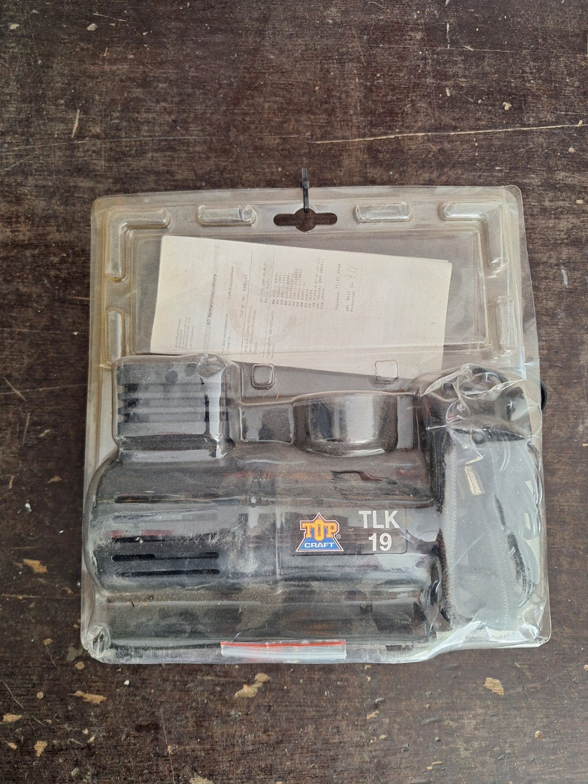 TOP Craft TLK 19 Luchtcompressor 12V, Doe-het-zelf en Verbouw, 10 bar of meer, Nieuw, Ophalen of Verzenden, Minder dan 200 liter/min