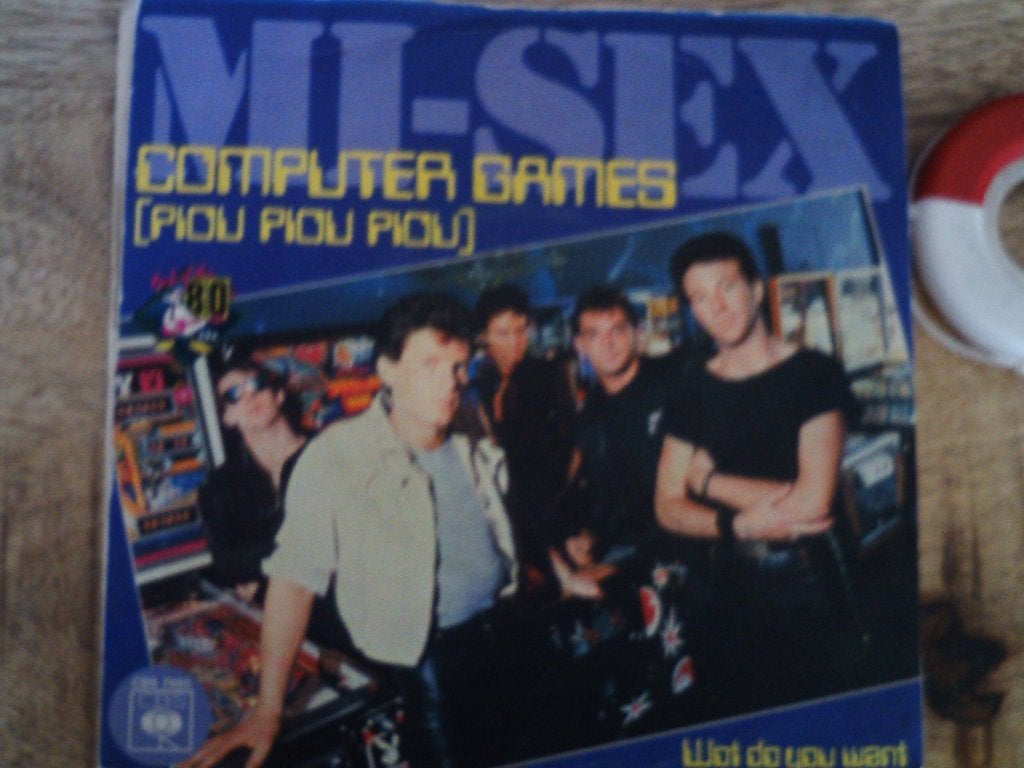 Mi-Sex - Computer Games (Piou Piou Piou) - Vinyl Single, 7 inch, Ophalen of Verzenden, Zo goed als nieuw, Pop