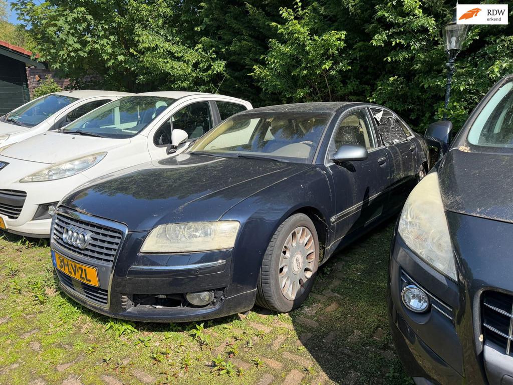 Audi A8 3.7 quattro Pro Line Loop of Sloop, Auto's, Automaat, Gebruikt, 8 cilinders, Blauw