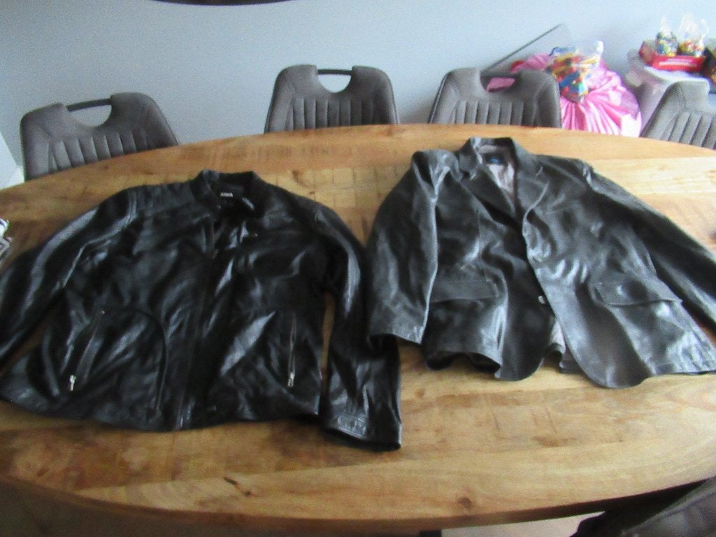 2 X leren jas van Arma maat 58, Zwart, Maat 56/58 (XL), Zo goed als nieuw, Arma