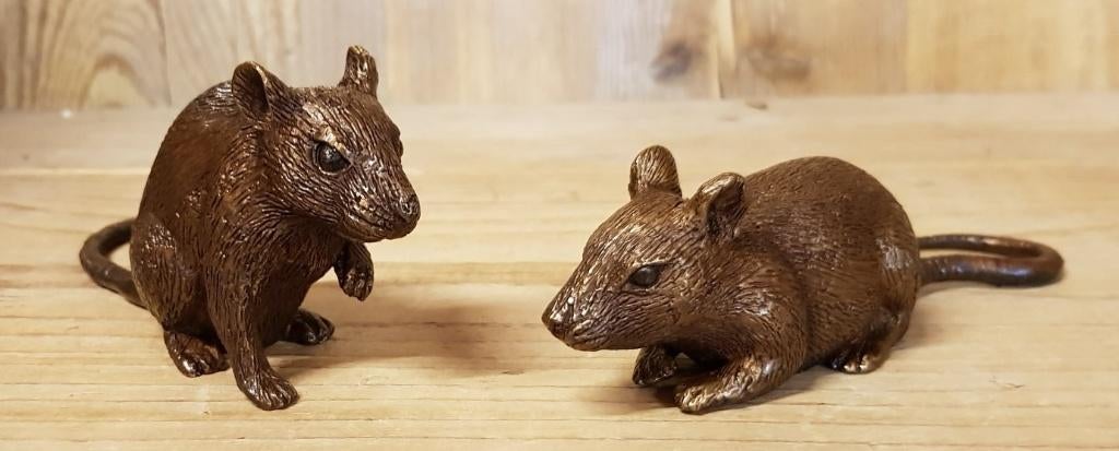 MUIZEN / MUIS / 2 MODELLEN, Tuin en Terras, Tuinbeelden, Nieuw, Dierenbeeld, Ophalen of Verzenden