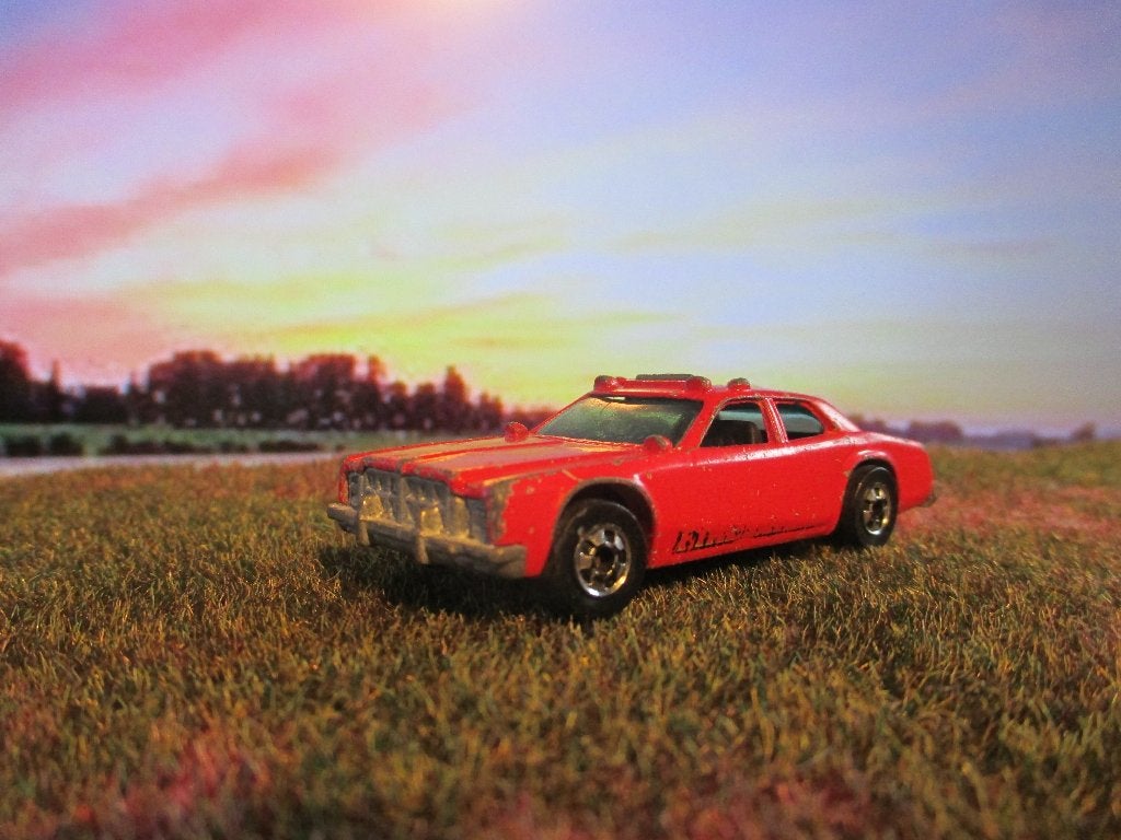 Dodge Monaco Fire Chief Hot Wheels Blackwalls Hong Kong 1977, Ophalen of Verzenden, Gebruikt, Auto
