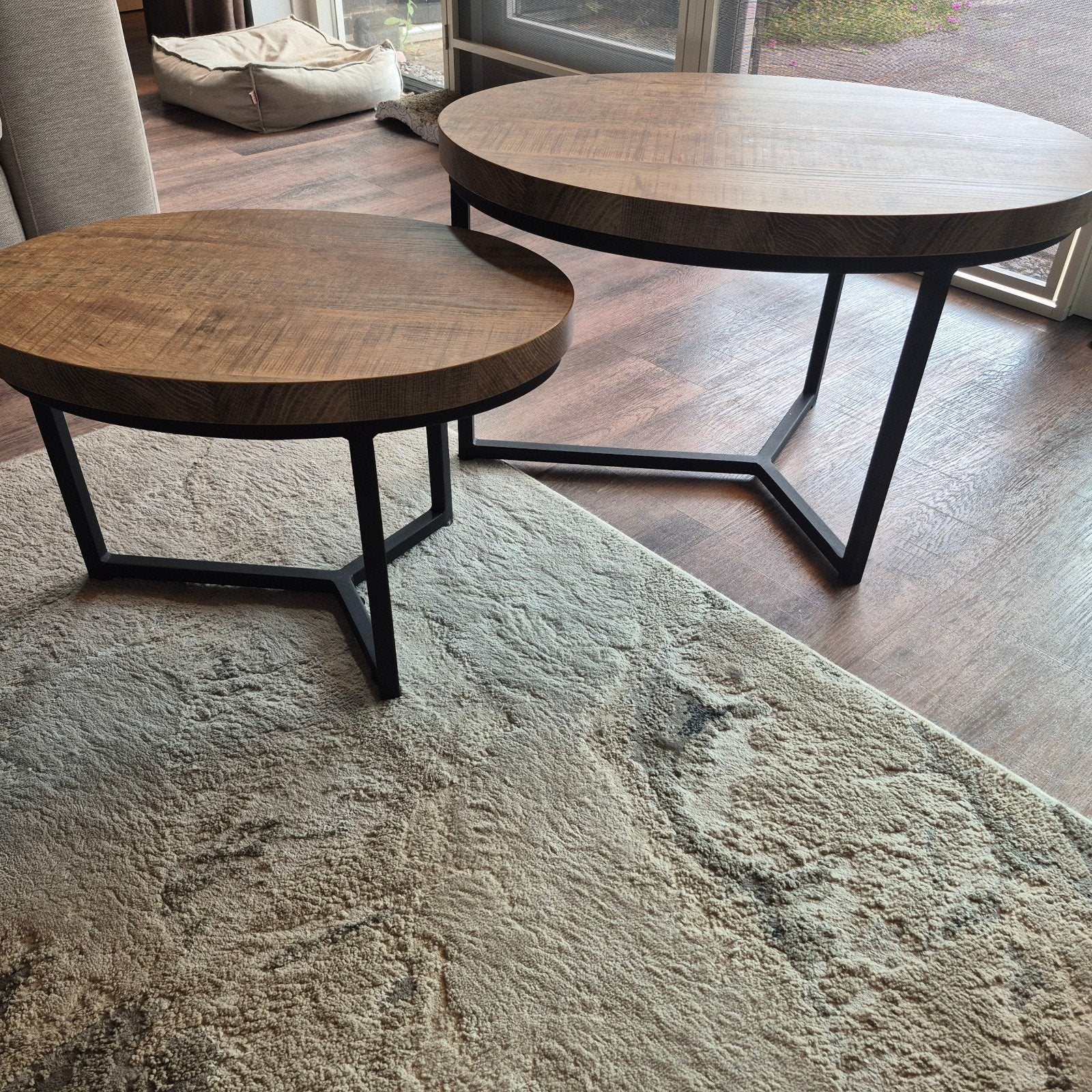 2 lamulux lucania bijzettafels/salontafel van zittmax, Ophalen, 50 tot 100 cm, 50 tot 100 cm, Zo goed als nieuw