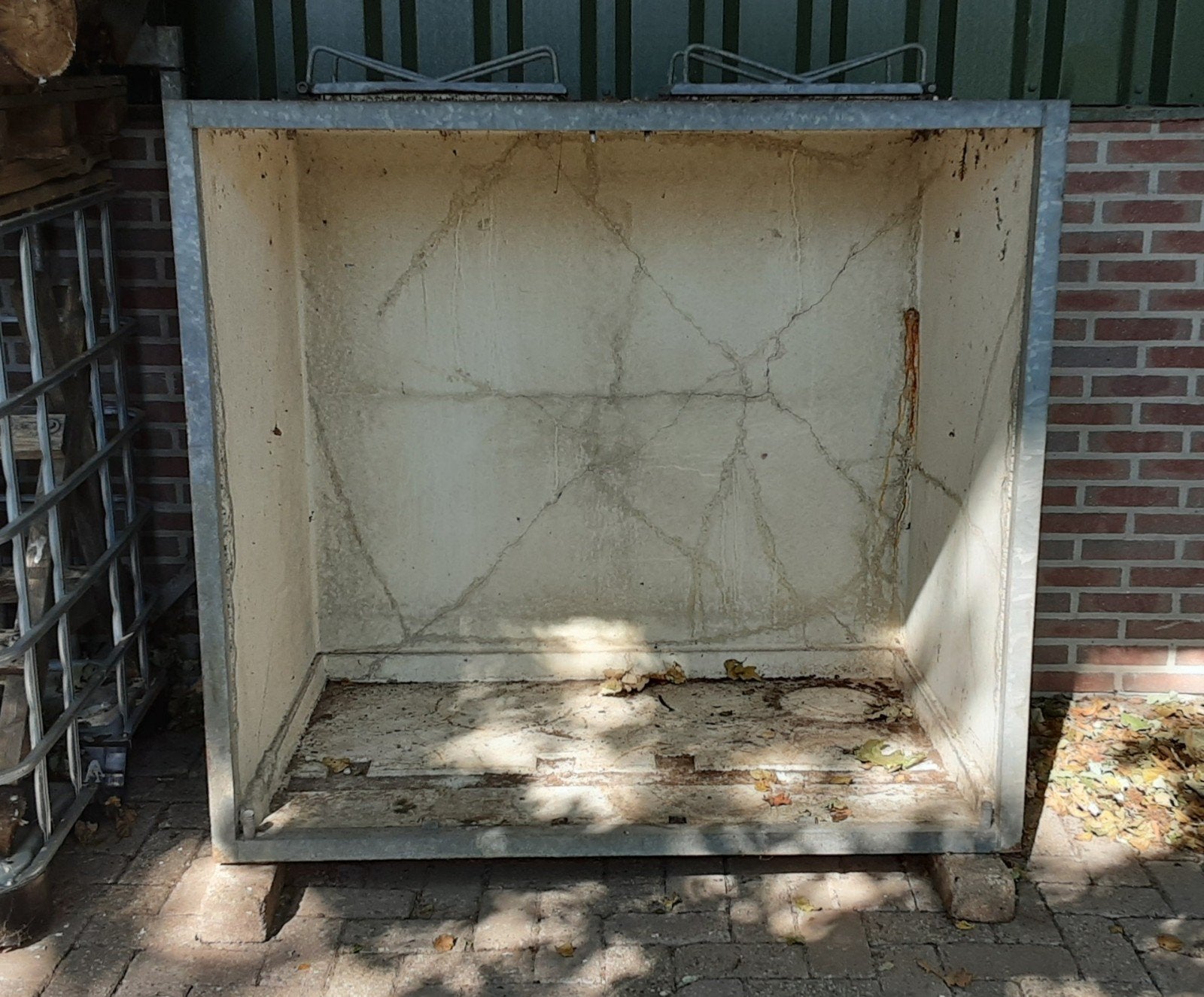 Betonbak, Ophalen, Gebruikt