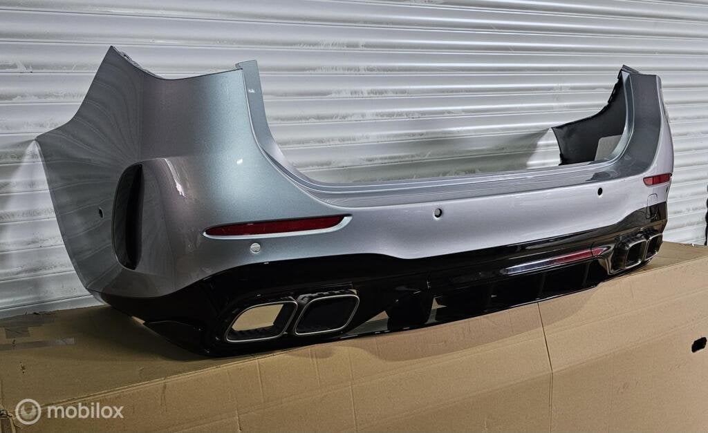 Mercedes C63 amg achterbumper W206 S206 diffuser A2068851203, Gebruikt, Ophalen of Verzenden, Achter, Bumper