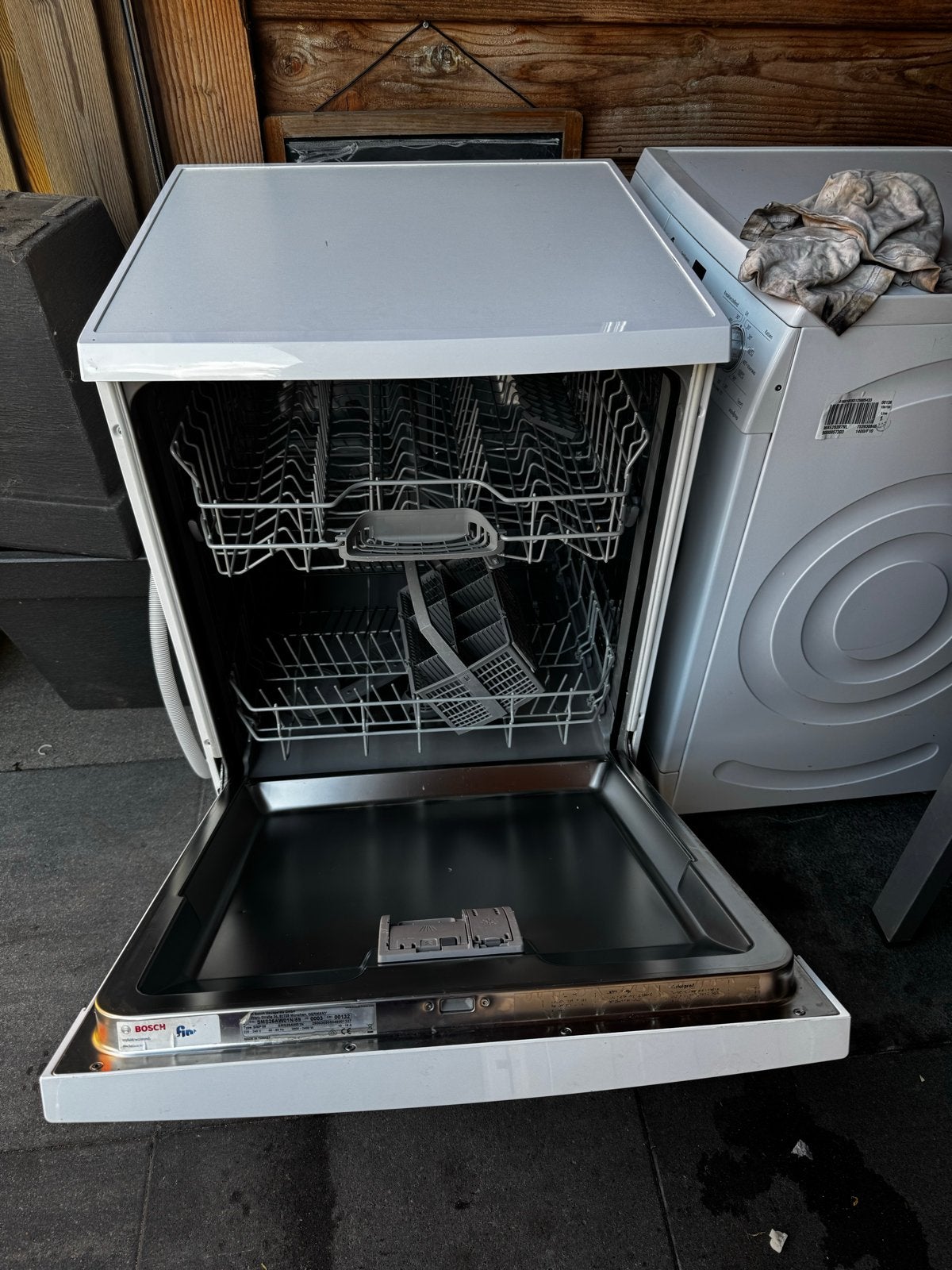 Bosch Exclusiv Serie 2 Vrijstaande Vaatwasser, Witgoed en Apparatuur, Vaatwasmachines, Ophalen, Eco programma, Zo goed als nieuw