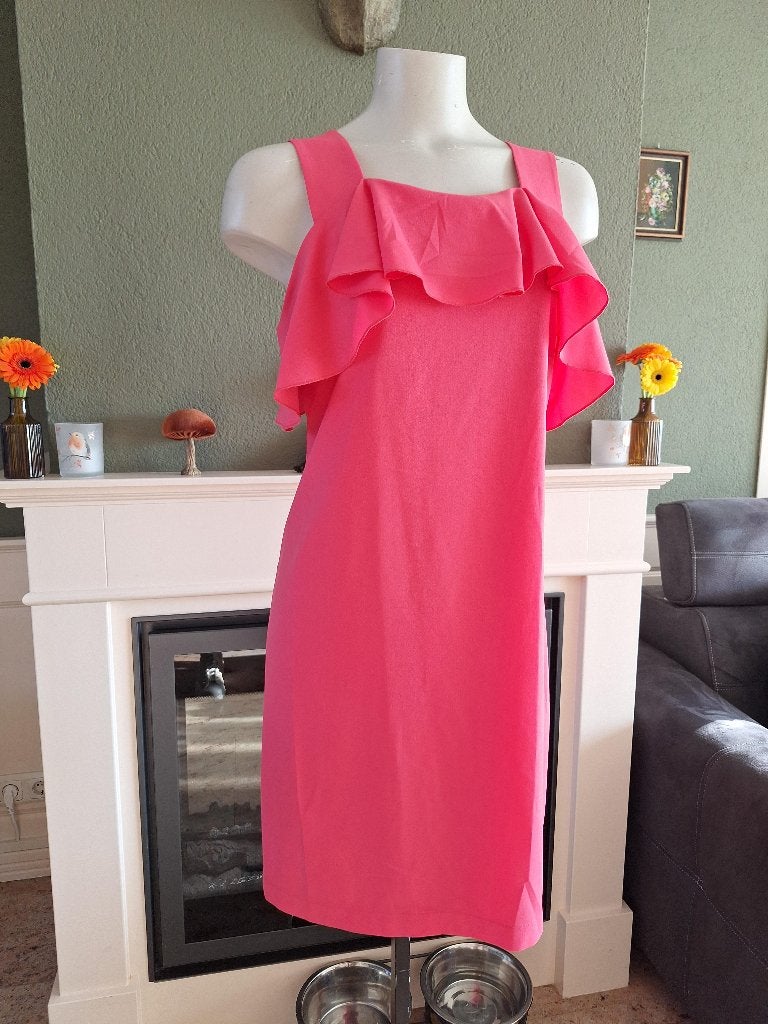K-Design K Design hard roze jurk M 38, Kleding | Dames, Jurken, Maat 38/40 (M), K-design, Verzenden, Zo goed als nieuw