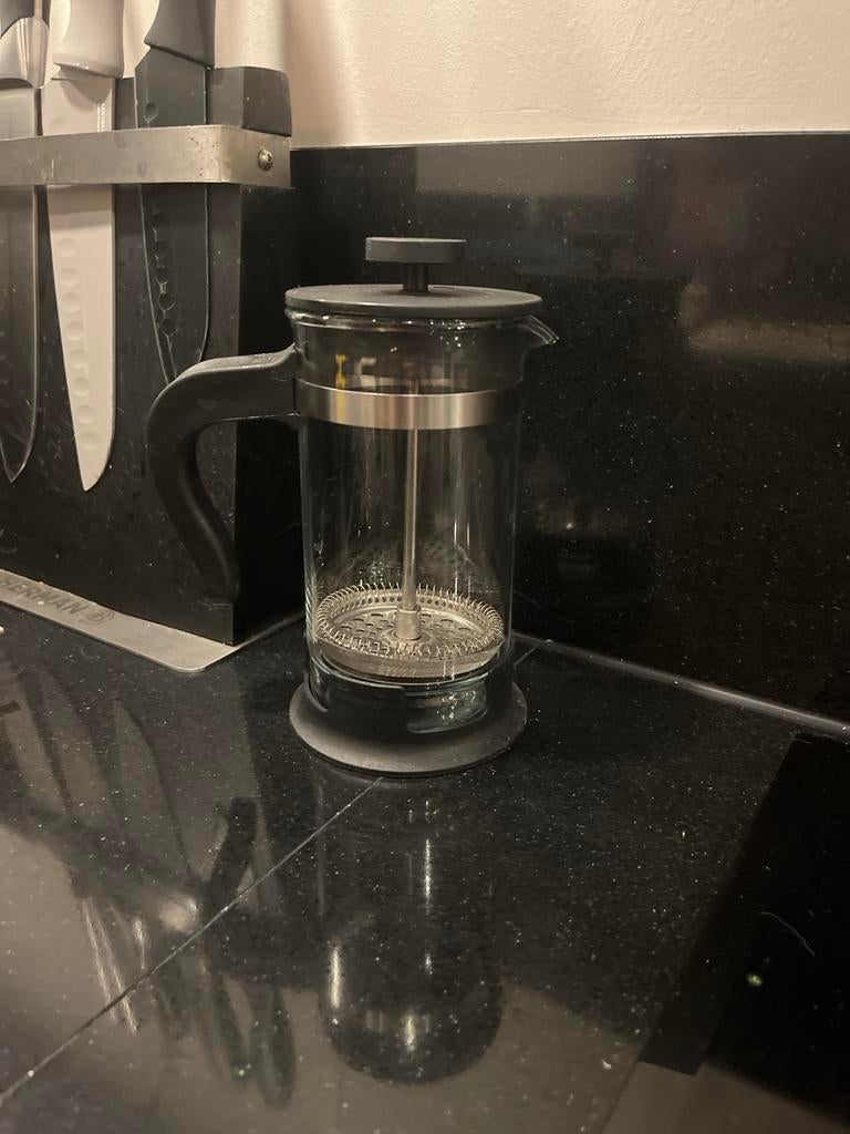 Glazen percolator, Ophalen of Verzenden, Zwart, Glas, Overige typen