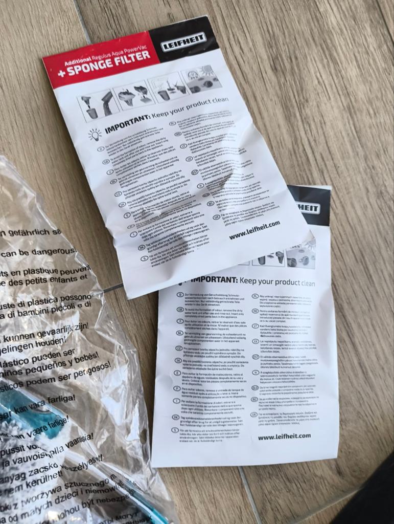 Leifheit Regulus Aqua PowerVac, dweil, Ophalen of Verzenden