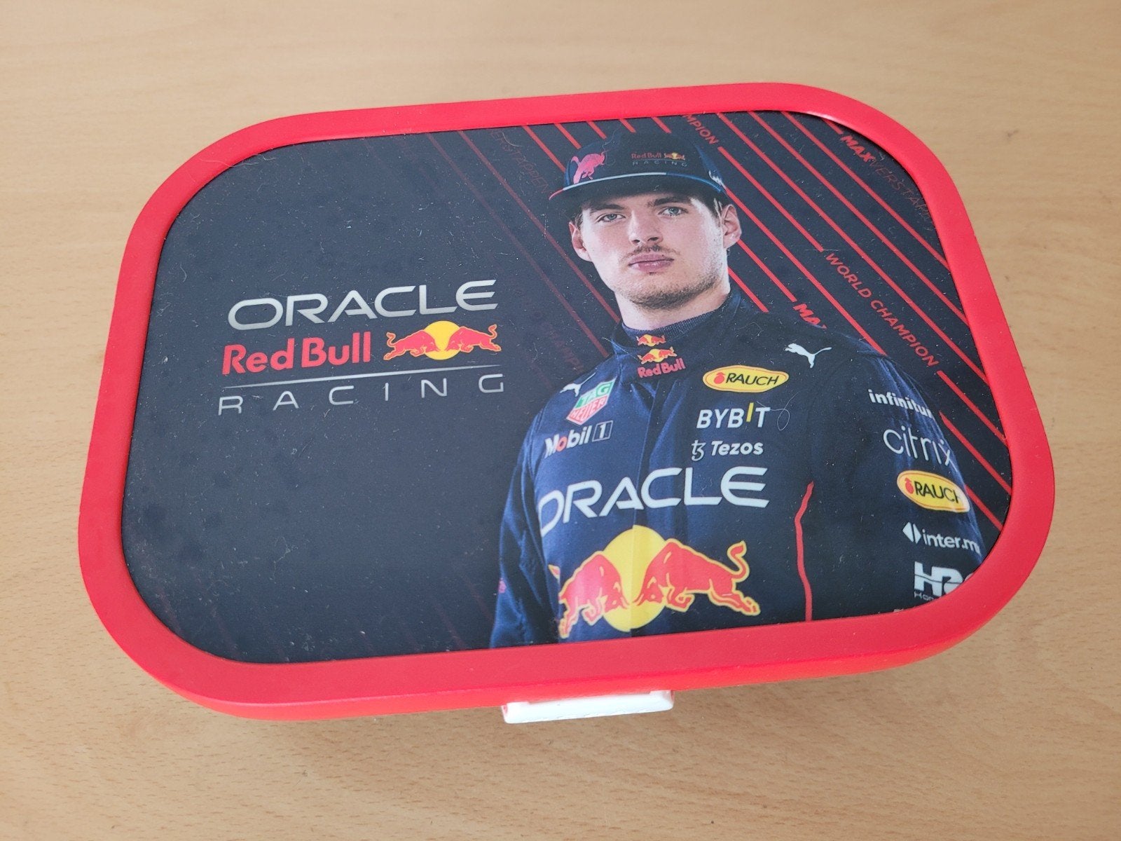 Mepal Broodtrommel Max Verstappen Red Bull Racing, Huis en Inrichting, Gebruikt, Kunststof, Ophalen of Verzenden, Meerkleurig