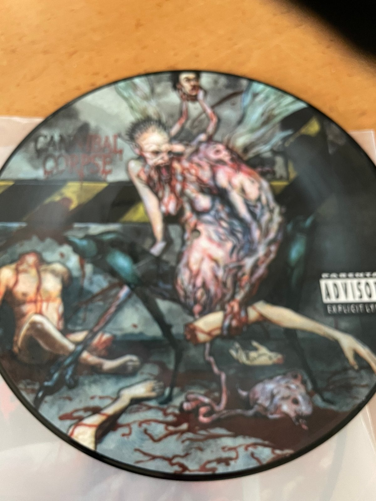 Cannibal corpse - bloodlust pdisc, Ophalen of Verzenden, Zo goed als nieuw