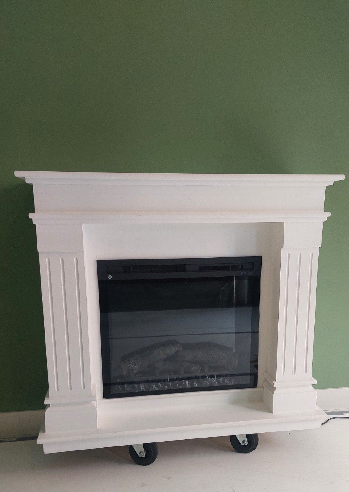Dimplex Elektrische Haard met Schouw - Zo goed als nieuw, Ophalen, Zo goed als nieuw, Vrijstaande haard, Elektrische haard