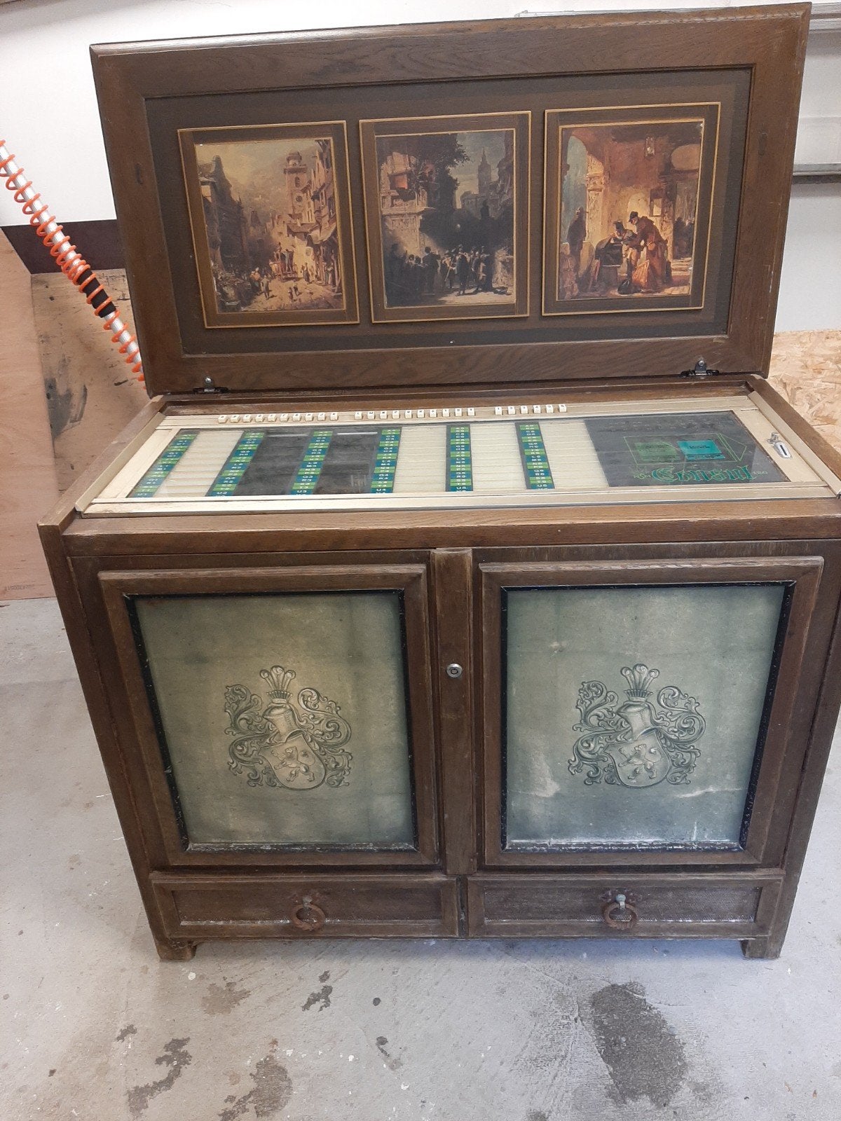 NSM Consul C120 Jukebox - Vintage Muziekautomaat, Verzamelen, Ophalen of Verzenden, Gebruikt, 1960 tot 1970, Overige merken
