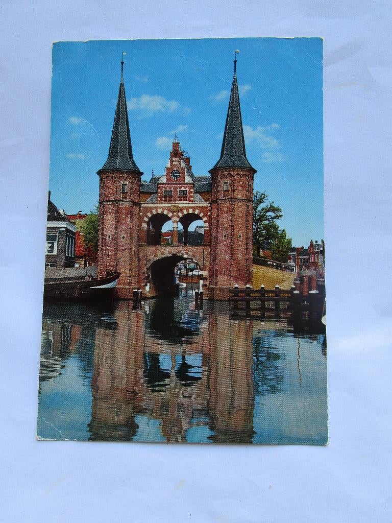 Ansichtkaart Sneek - Waterpoort uitgave Muva, Verzenden, 1960 tot 1980, Gelopen, Friesland