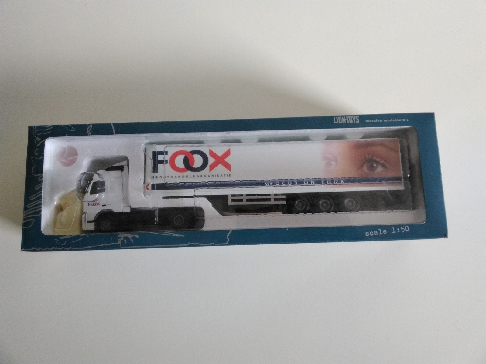 Lion Toys FOOX Vrachtwagen Model 1:50, Ophalen of Verzenden, Zo goed als nieuw