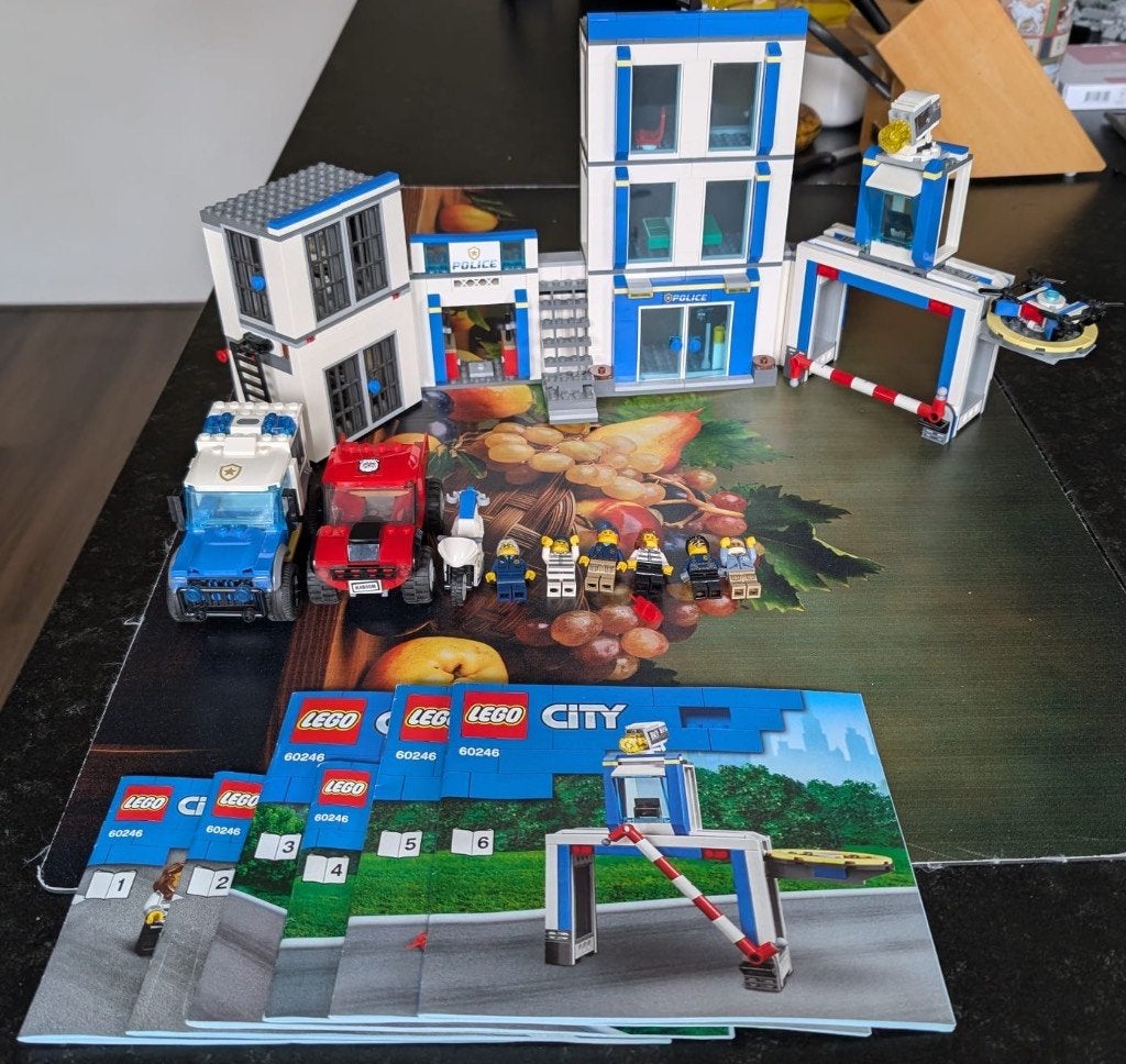 Lego politiebureau, City, Lego, Ophalen of Verzenden, Complete set