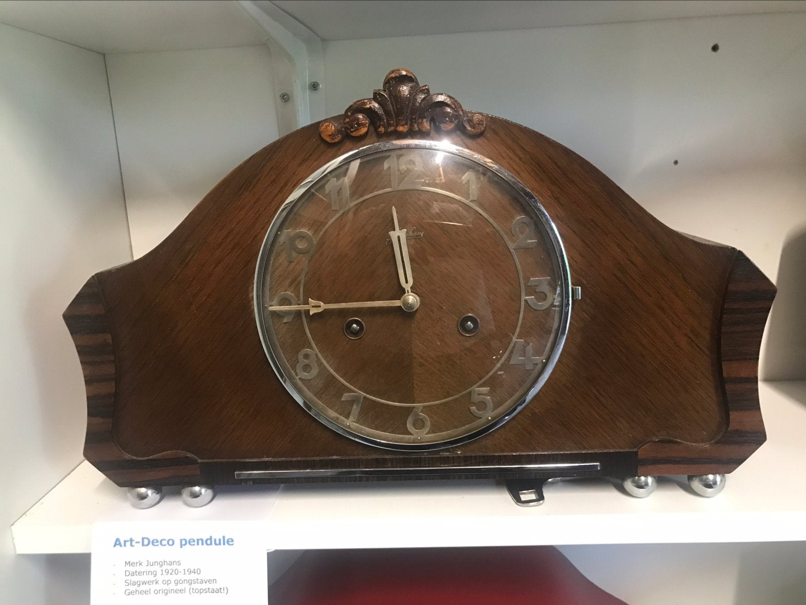 Prachtige art-deco pendule, Ophalen of Verzenden