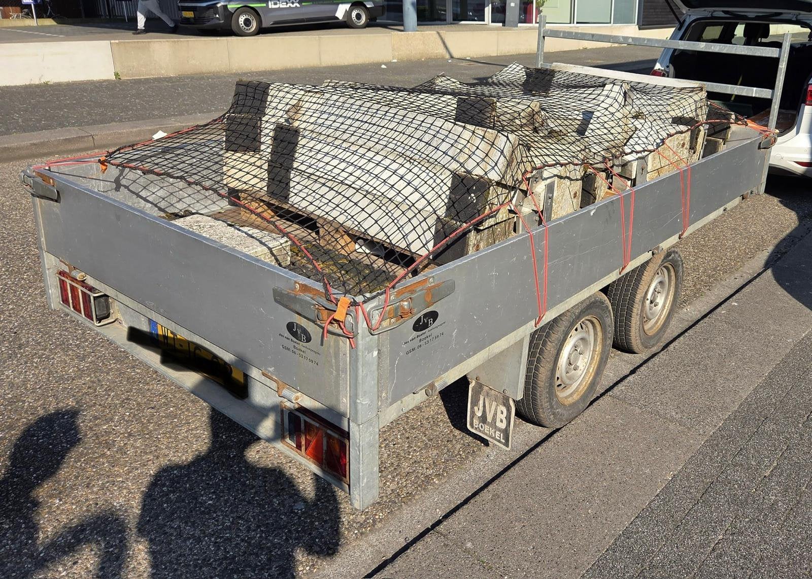 Eduard PL2720 Tandemasser – Geremd – 2000 kg – Zeer degelijk, Auto diversen, Ophalen, Zo goed als nieuw