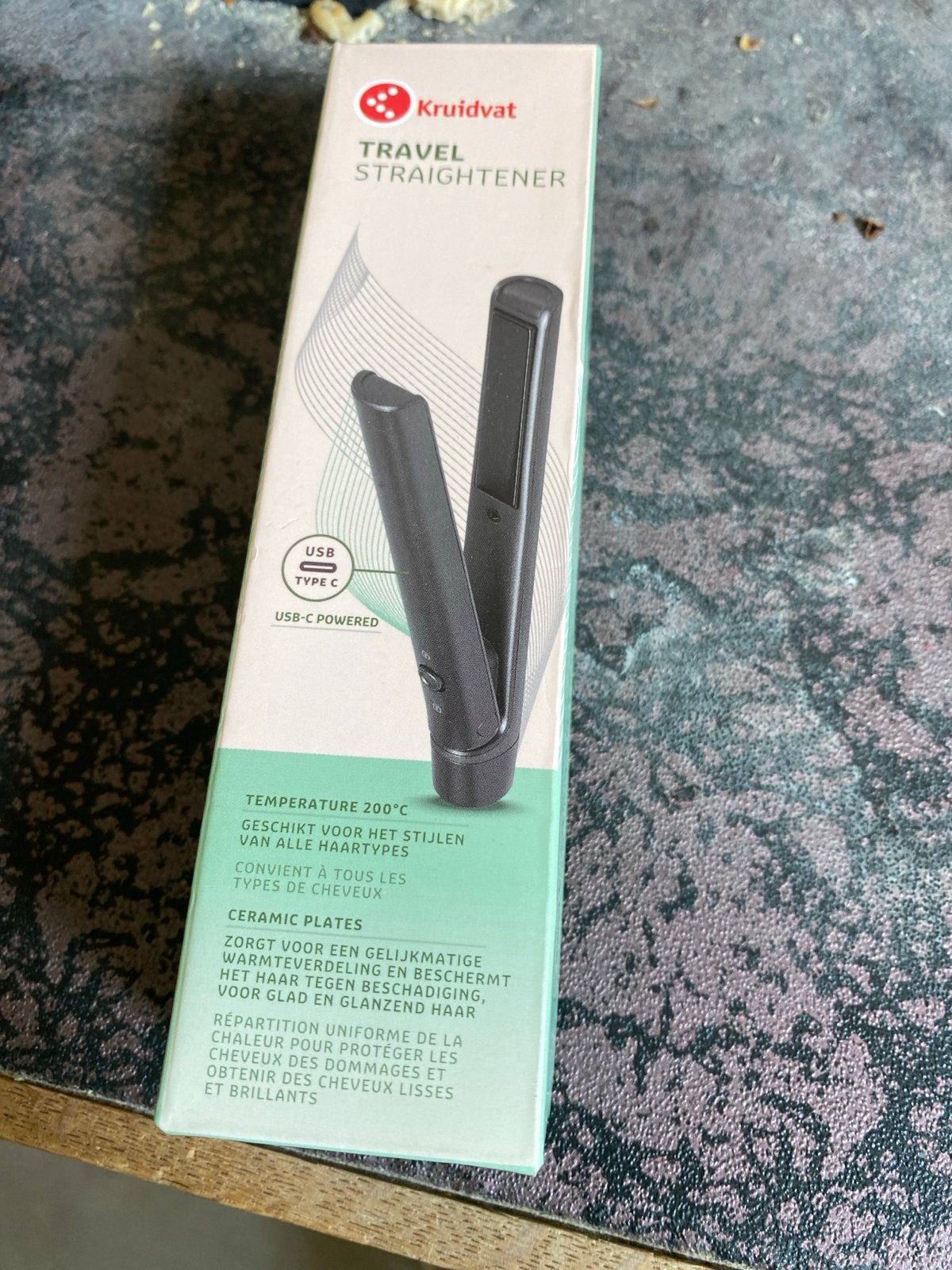 Kruidvat Travel Straightener - USB-C Gevoed Stijltang, Ophalen, Nieuw, Haarverzorging