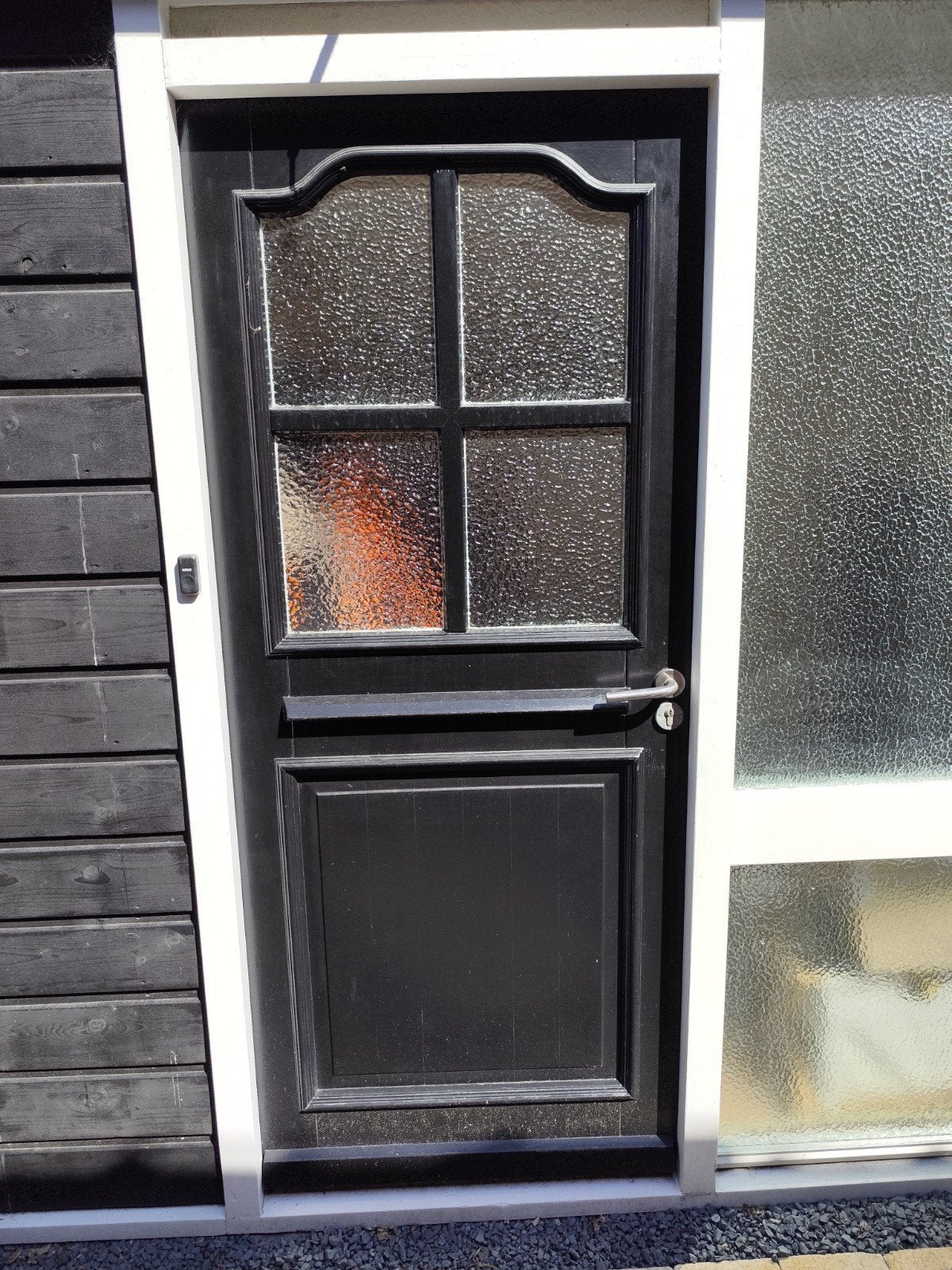 voordeur met glas, Ophalen, Gebruikt, 80 tot 100 cm, Buitendeur