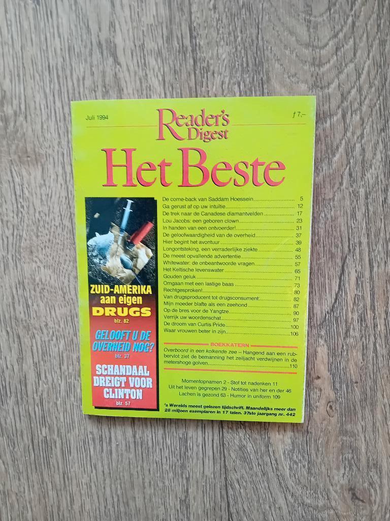 Het Beste - juli 1994, Verzamelen, Ophalen of Verzenden, 1980 tot heden, Nederland, Tijdschrift