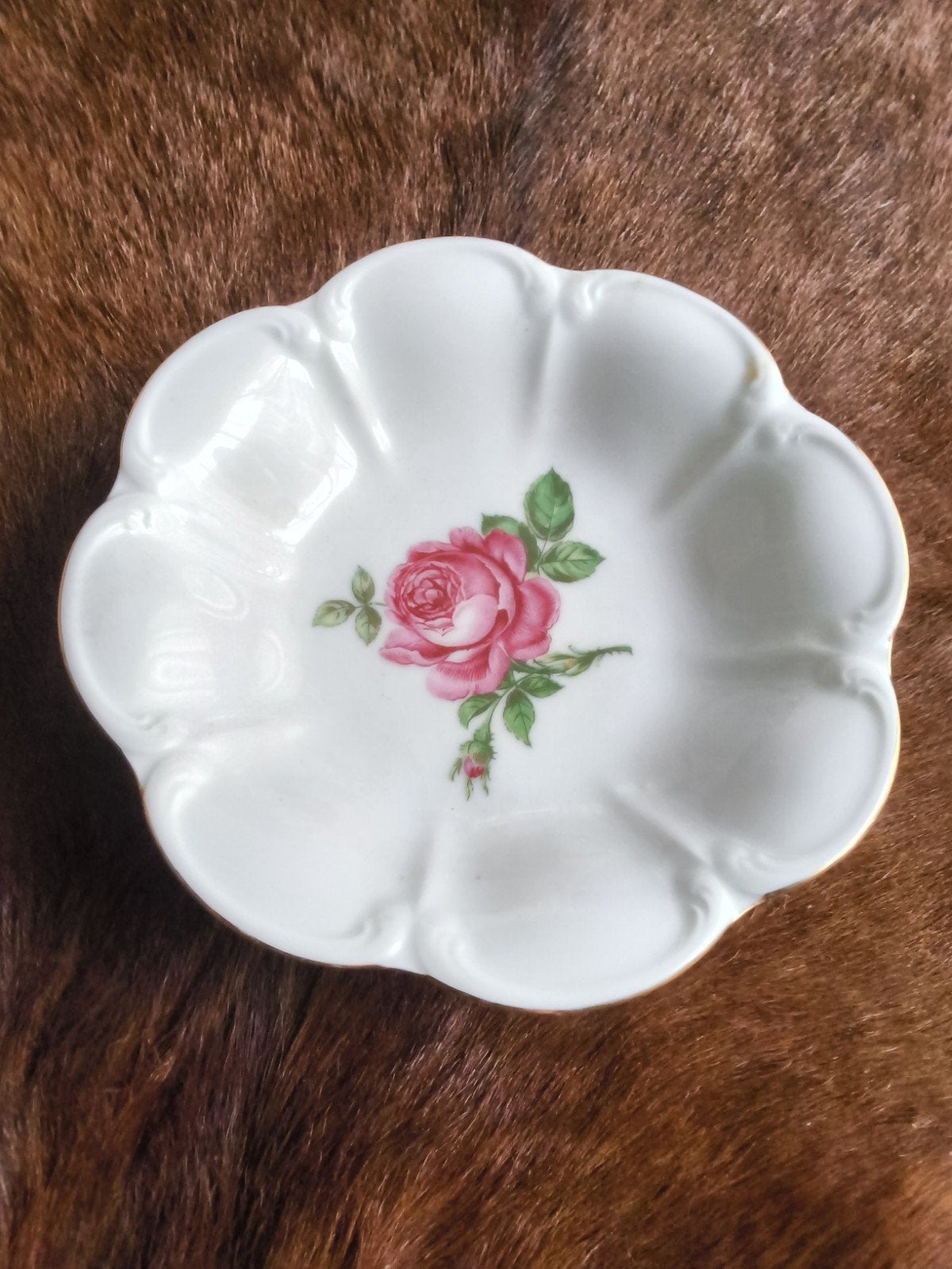 oud schaaltje porselein, Ophalen