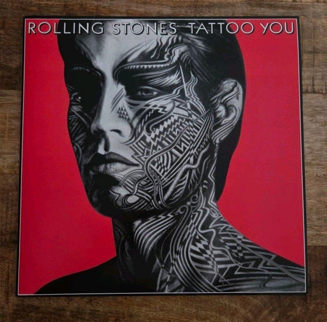 Lp the rolling stones tattoo you, Ophalen of Verzenden, Zo goed als nieuw, 12 inch