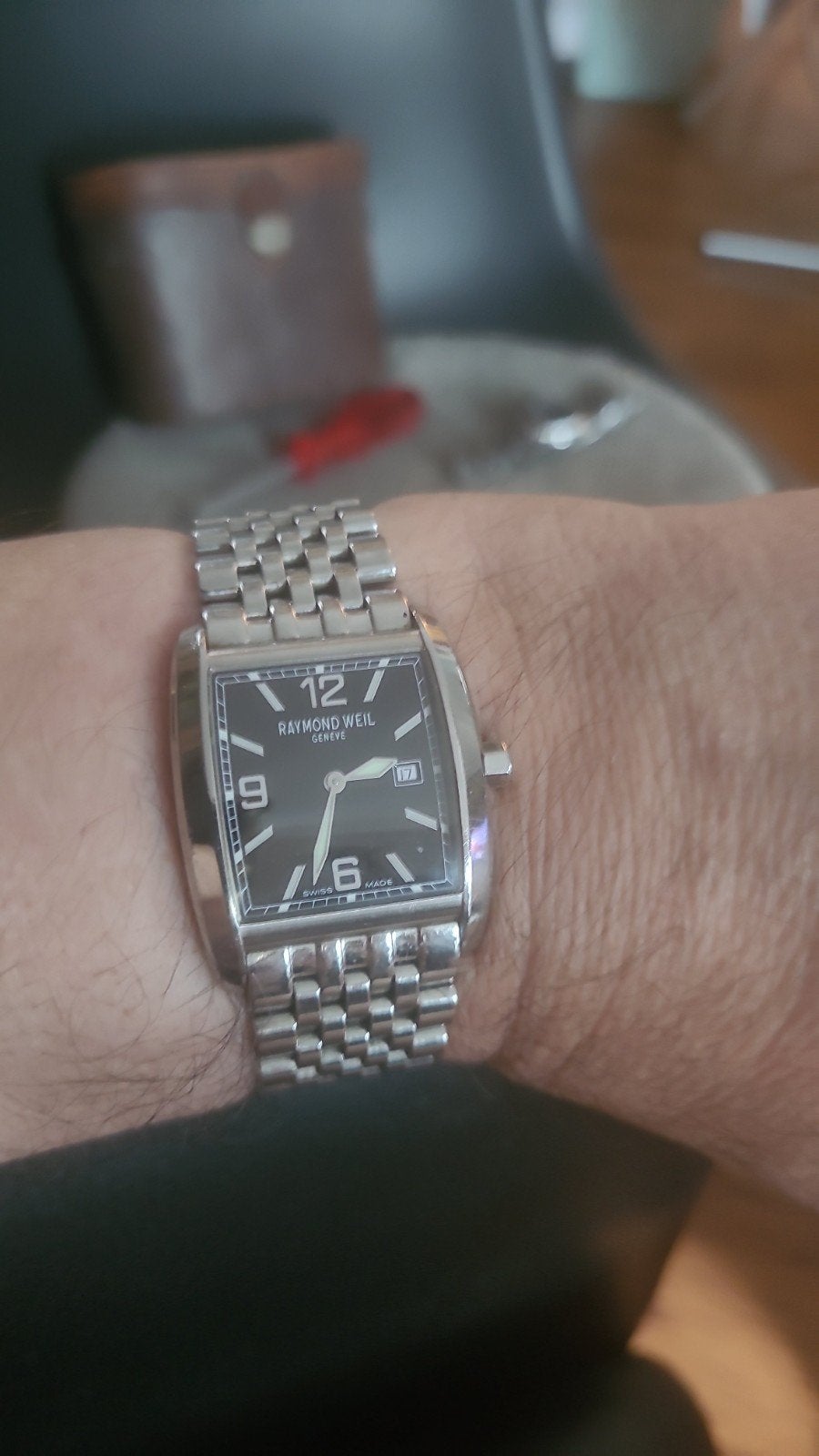 Raymond Weil Quartz horloge, Ophalen of Verzenden, Staal, Overige merken