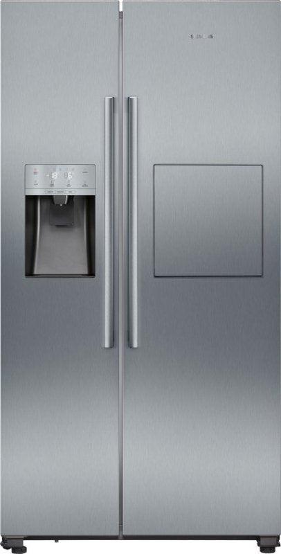 Siemens Amerikaanse koelkast KA93GAIDP - iQ500 - RVS, 200 liter of meer, BSH Huishoudapparaten, 60 cm of meer, Met aparte vriezer