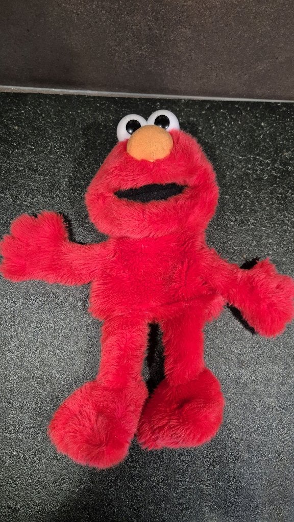 Elmo handpop, Sesamstraat, 32 cm. 5A11