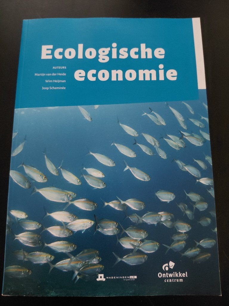boek Ecologische economie, ISBN 8717247009520, Van der Heide, Heijman, Schaminee, Zo goed als nieuw, Beta, HBO