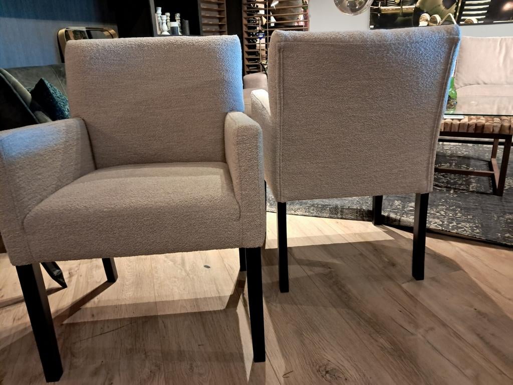 Set van 2 eetkamerstoelen VAN € 285 VOOR € 99, Huis en Inrichting, Stoelen, Ophalen, Twee, Overige kleuren, Nieuw