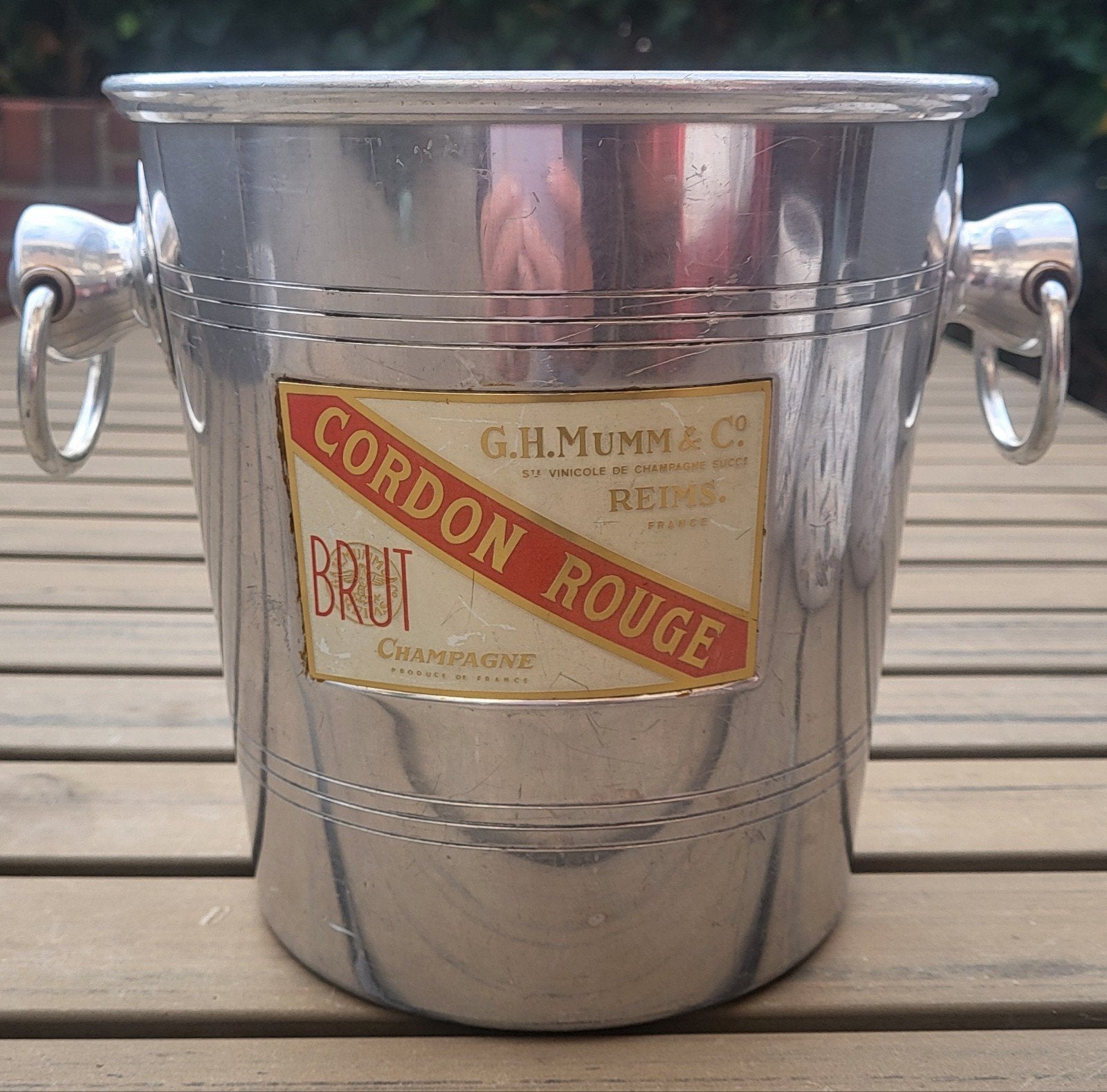 Vintage G.H. Mumm Cordon Rouge Champagne- / IJsemmer, Ophalen of Verzenden
