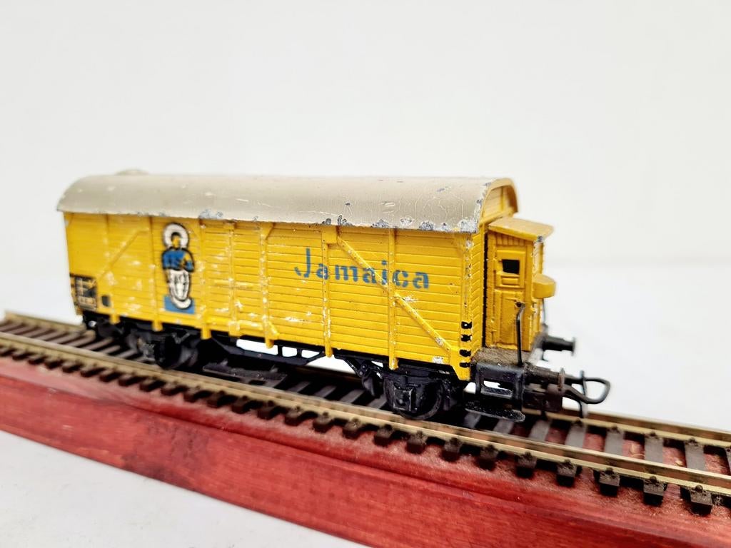 Märklin H0 324 - Bananenwagon met remmershuisje - Antiek!, Hobby en Vrije tijd, Modeltreinen | H0, Wisselstroom, Gebruikt, Wagon