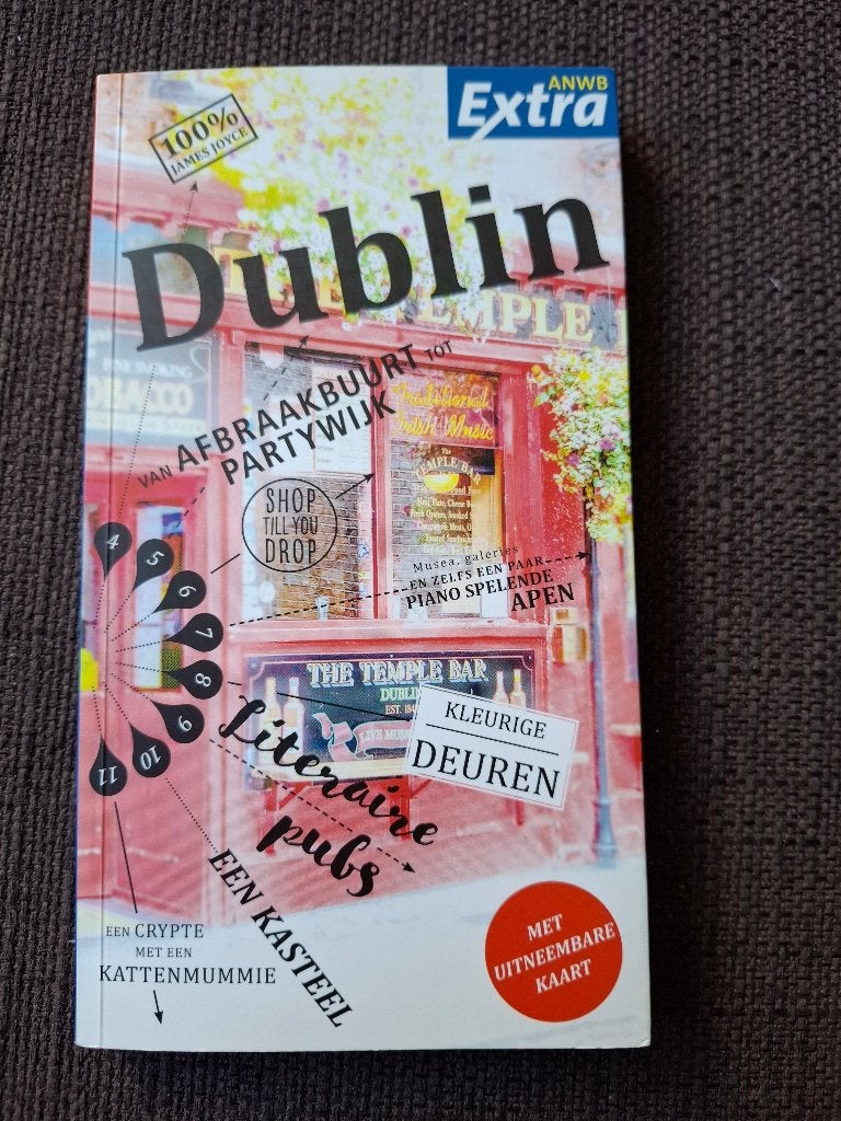 ANWB Extra Dublin reisgids - Ontdek de stad!, Europa, Ophalen of Verzenden, Reisgids of -boek, ANWB