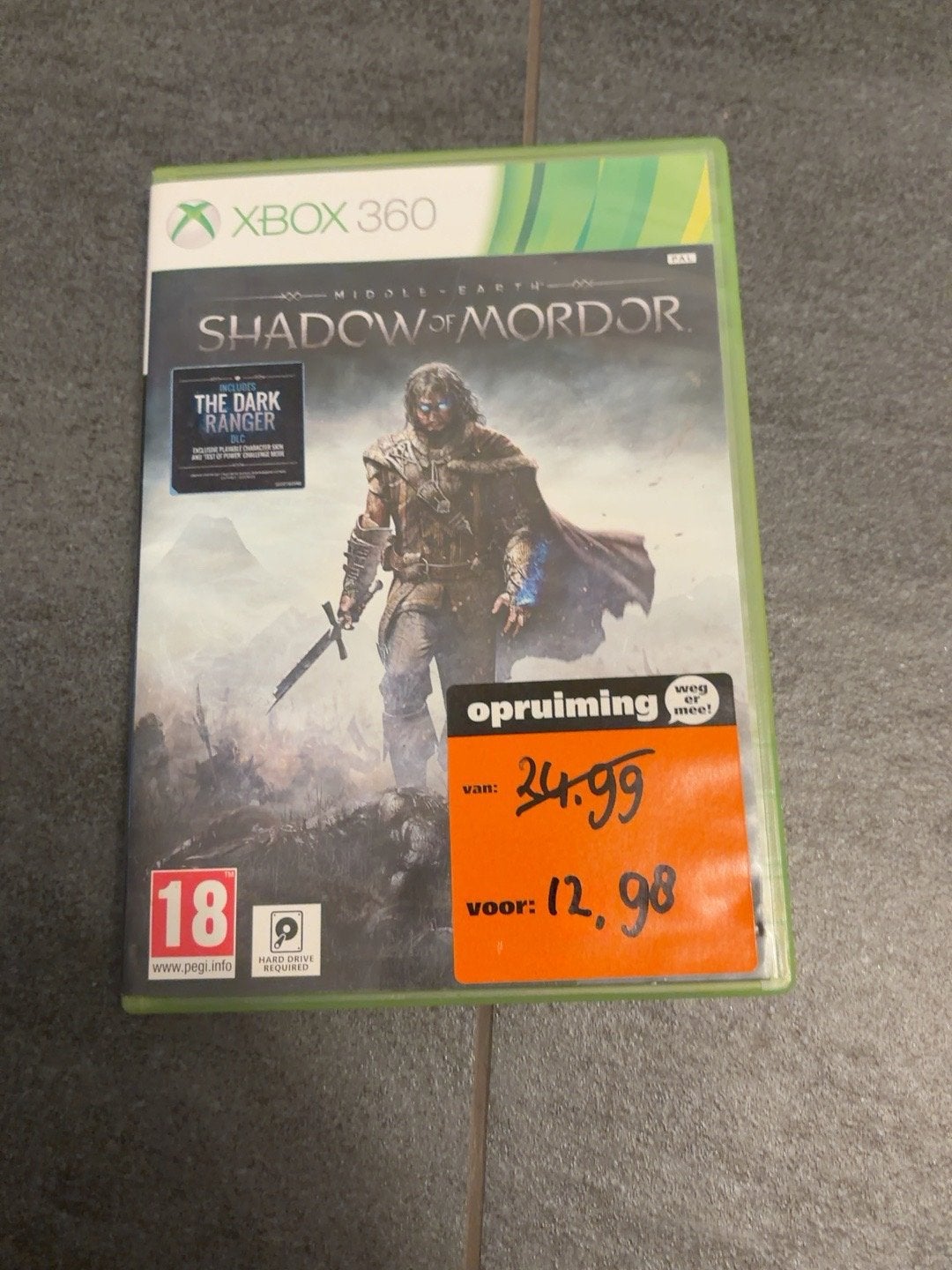 Xbox 360 Middle Earth Shadow of Mordor, Avontuur en Actie, Vanaf 18 jaar, 1 speler, Ophalen of Verzenden