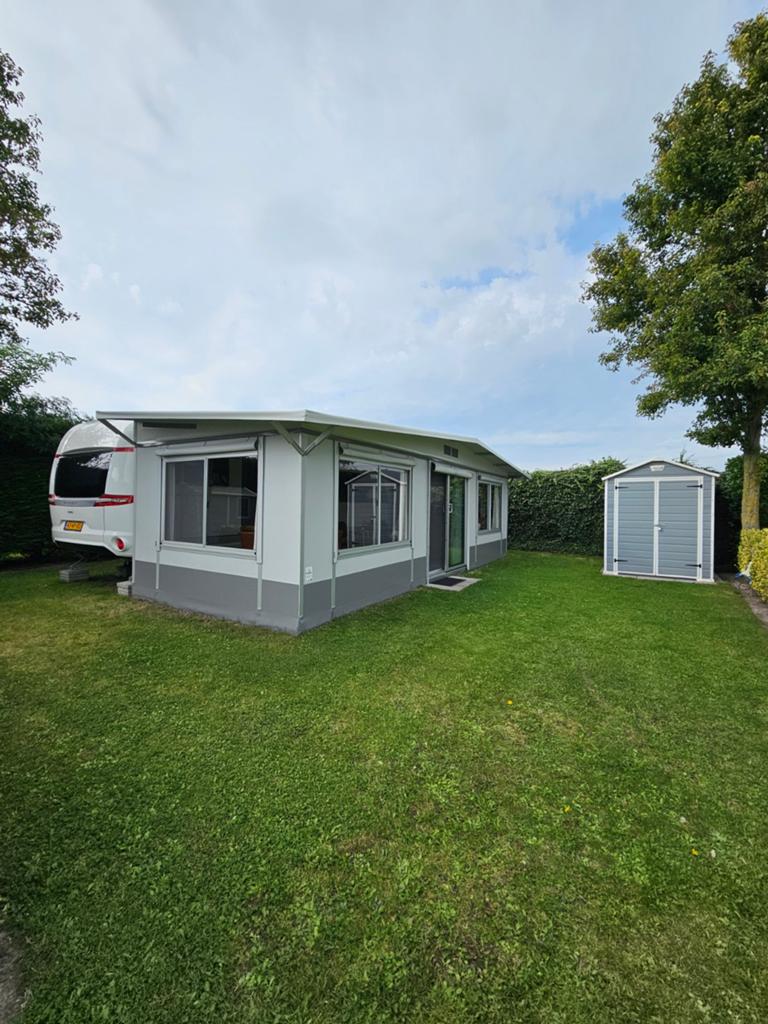 Caravan Hobby Premium 650 UFF met Ben Eilers voortent, Rondzit, Hobby, 7 tot 8 meter, Particulier